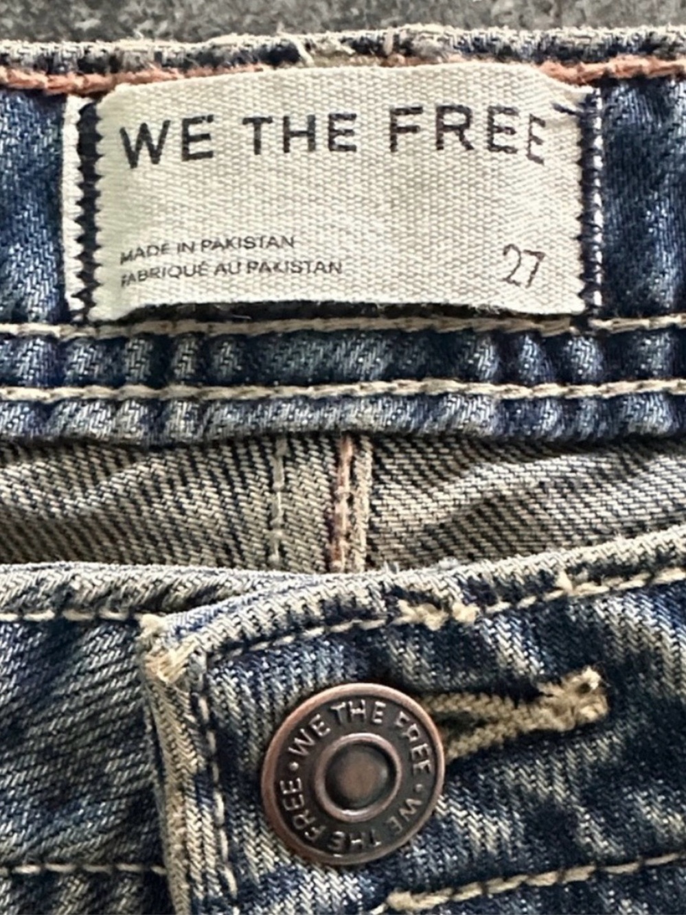 Free People- We The Free Bock Party Trouser Jeans - Picture 10 of 16